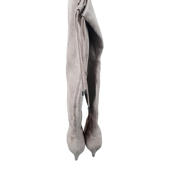 Guess Womens Norris Taupe Faux Suede Over The Knee Heel Boots Size 7.5 - Picture 6 of 9